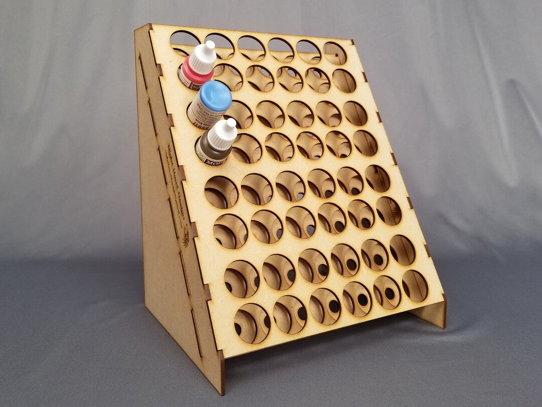 48 - 26mm Dropper Bottles, Large Paint Rack Good for Reaper, Army ...