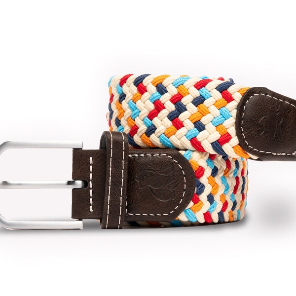 Woven Belt - Multicolour Zigzag