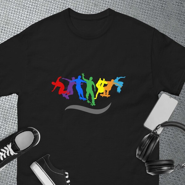 Skateboard Graphic Unisex T-Shirt