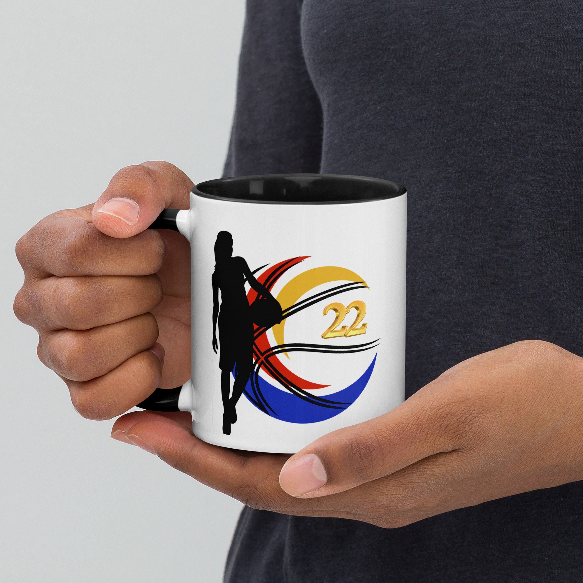 Caitlin Clark 22 Mug with Color Inside