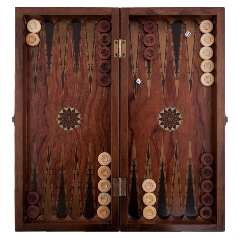 19 Handmade Elegant Backgammon Set Helena Wood Art Etsy
