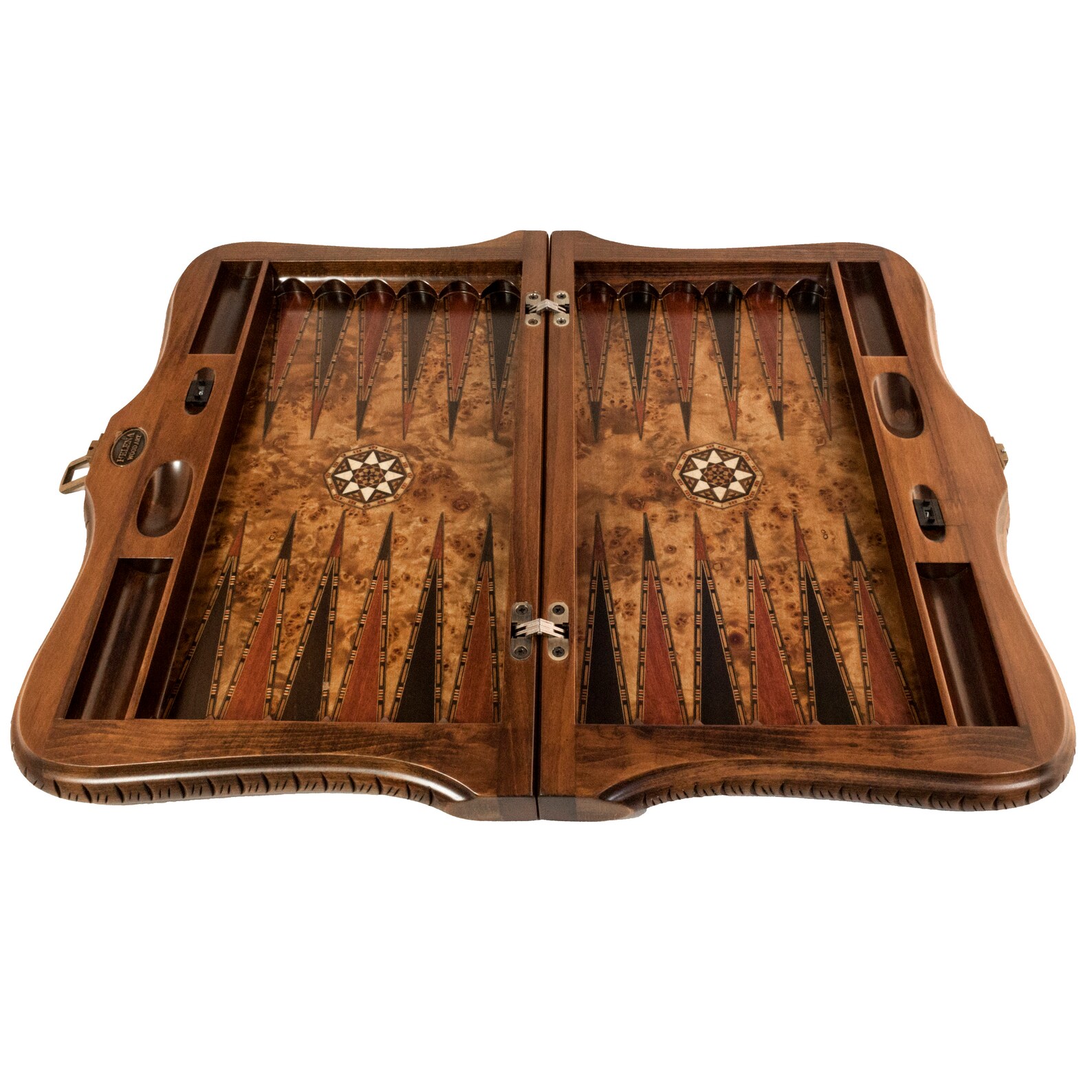 21.5 Inch Queen Backgammon Set Mazel Etsy