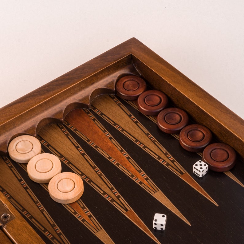19 Handmade Elegant Backgammon Set Helena Wood Art Etsy