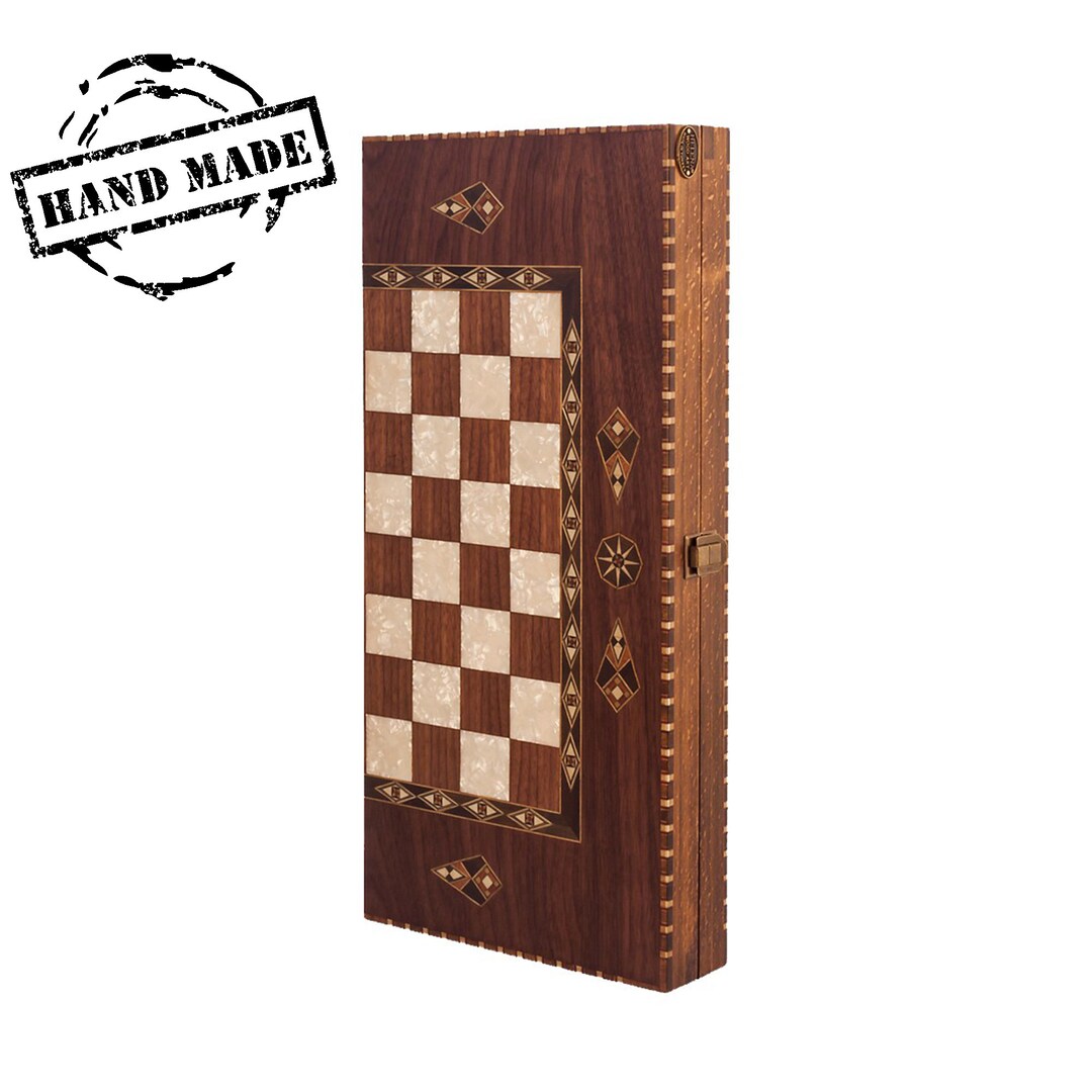 19 Handmade Elegant Backgammon Set Helena Wood Art Wooden Backgammon