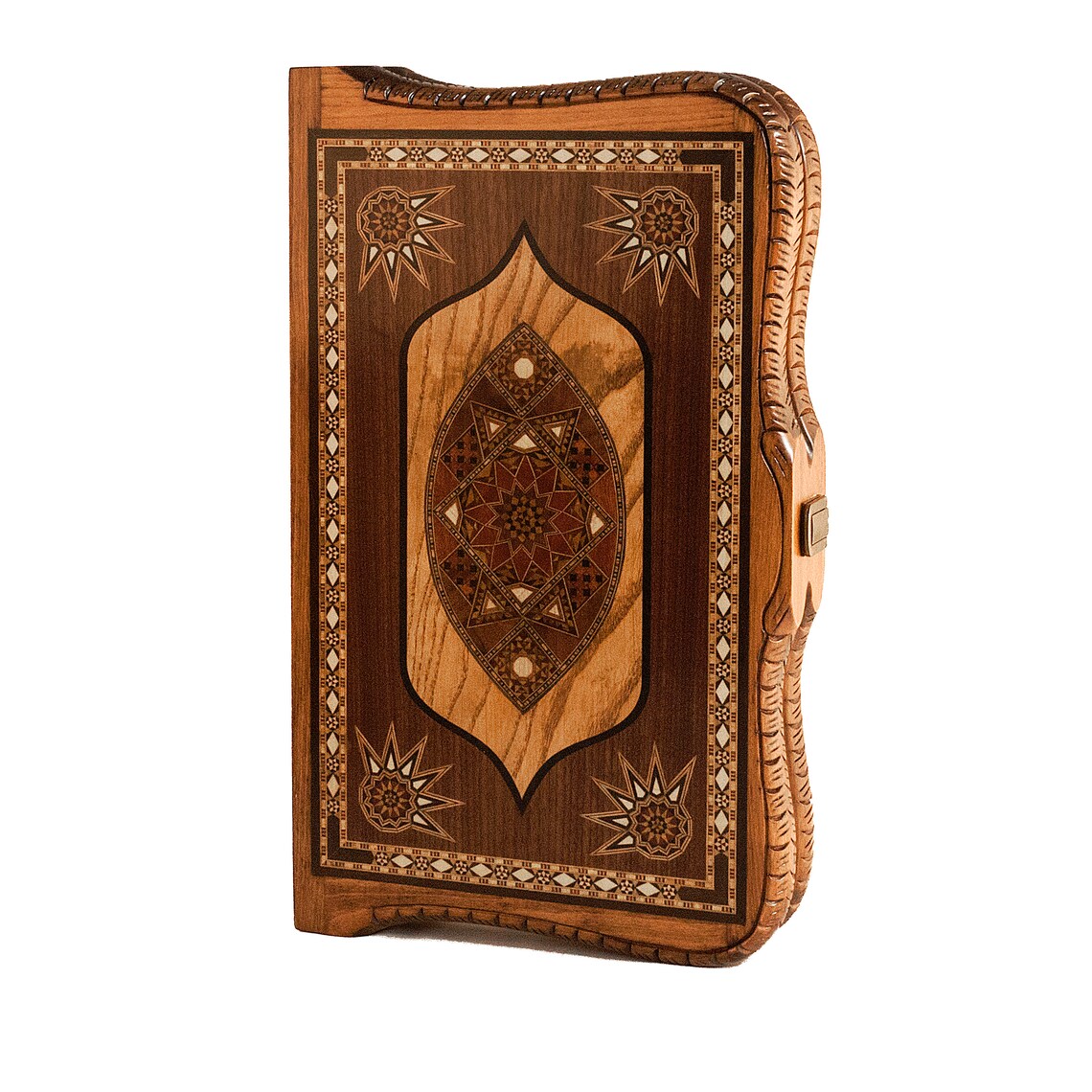 21.5 Inch Queen Backgammon Set Walnut Etsy