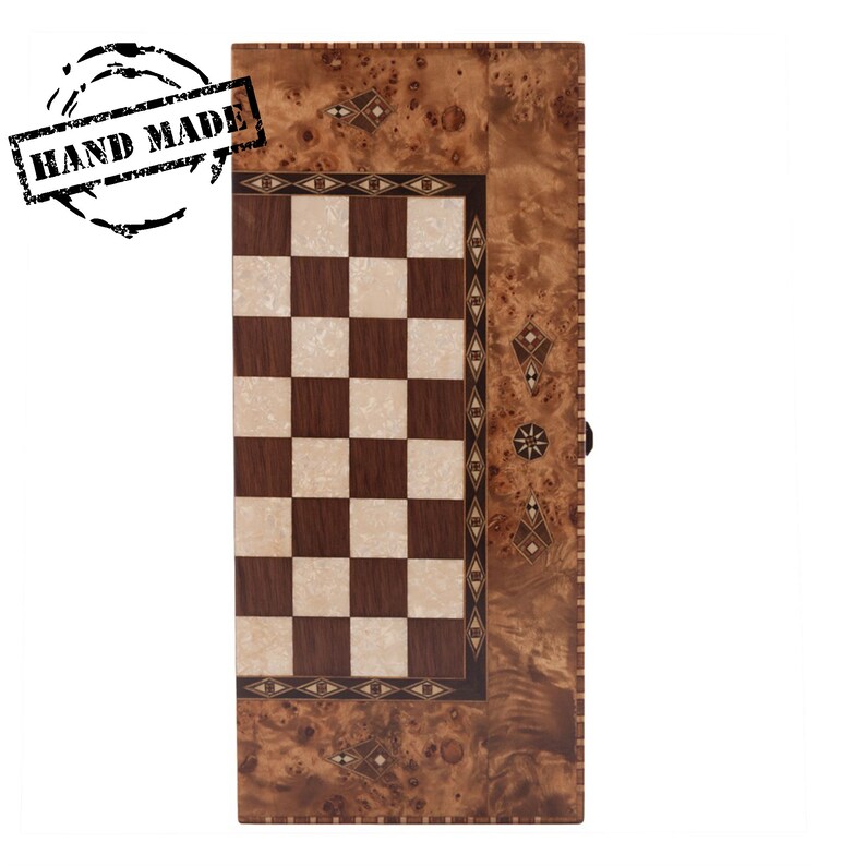 19 Handmade Elegant Backgammon Set Helena Wood Art Etsy