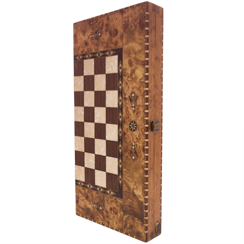 19 Handmade Elegant Backgammon Set Helena Wood Art Etsy