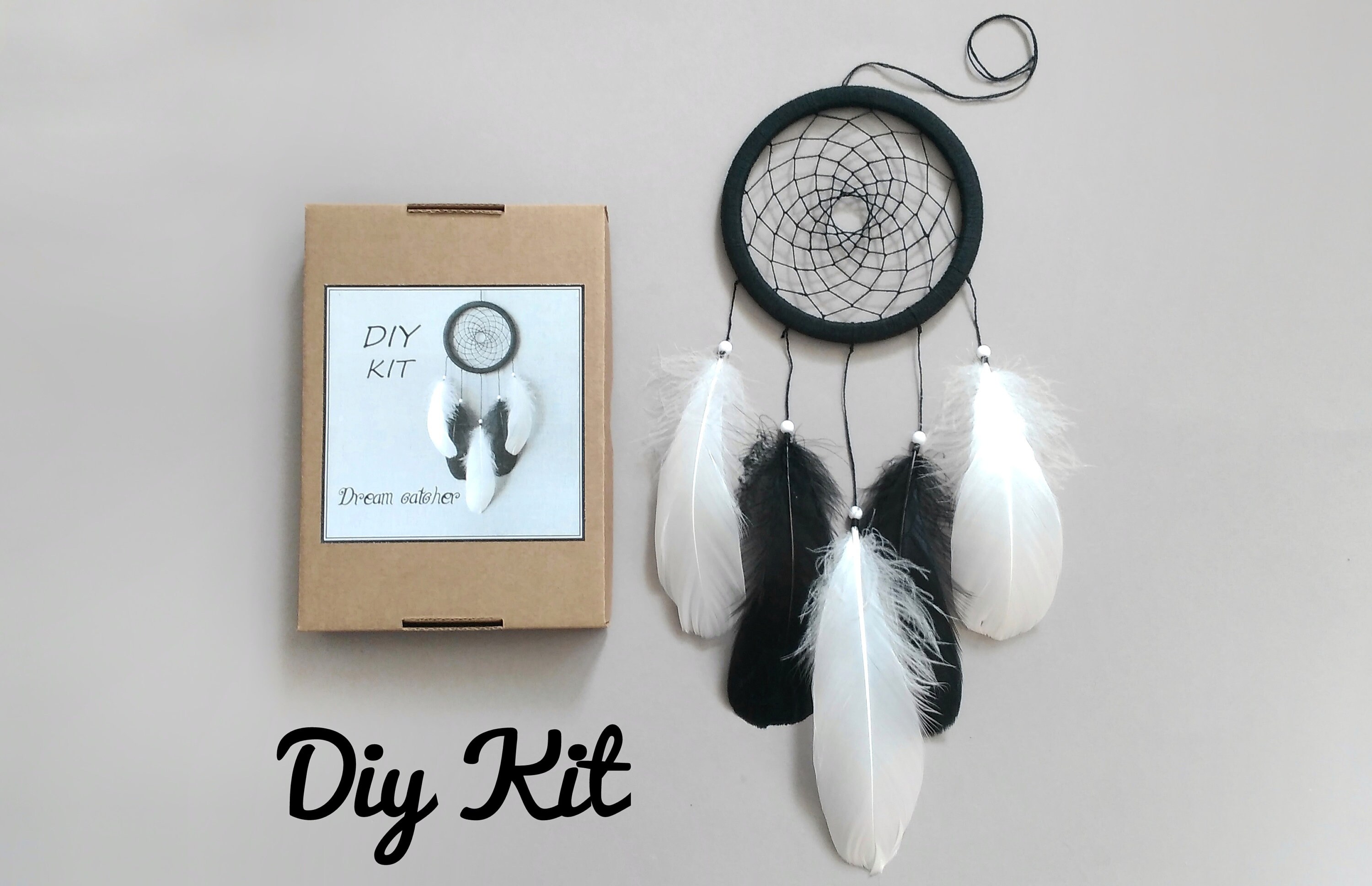 Diy dream catcher kit/Diy gift/Craft kits/Craft kit for Etsy