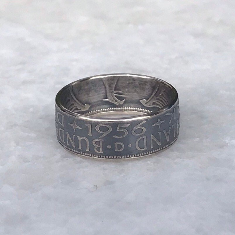 ドイツ5マルク銀貨リング - Etsy 日本