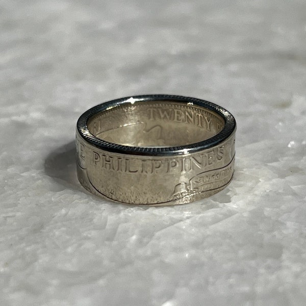 Vintage Philippines Coin Ring