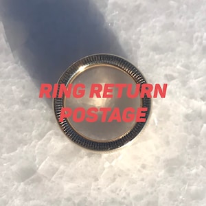 Resize And Return Postage For Rings