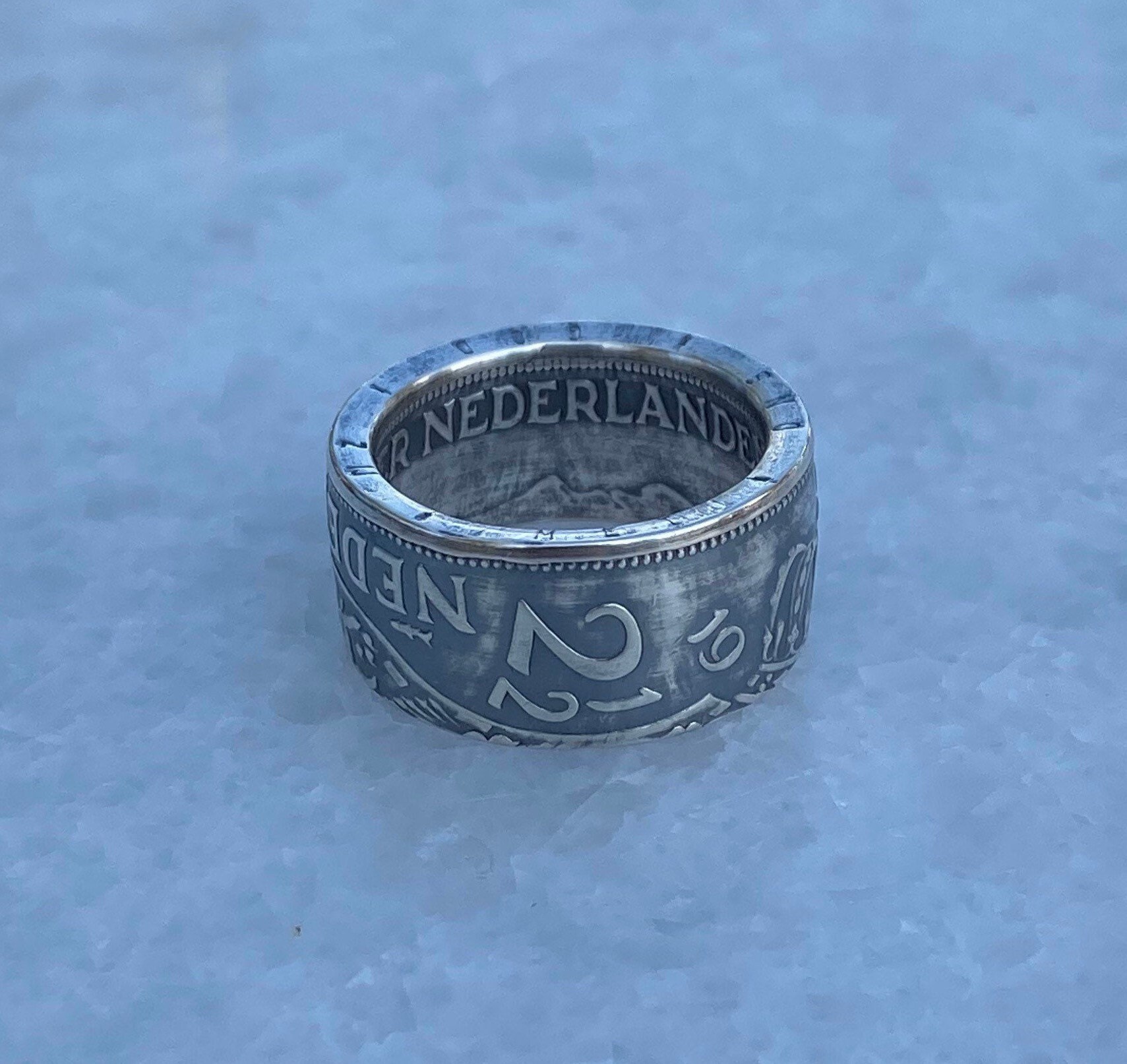 Dutch 2 1/2 Gulden Silver Coin Ring - Etsy