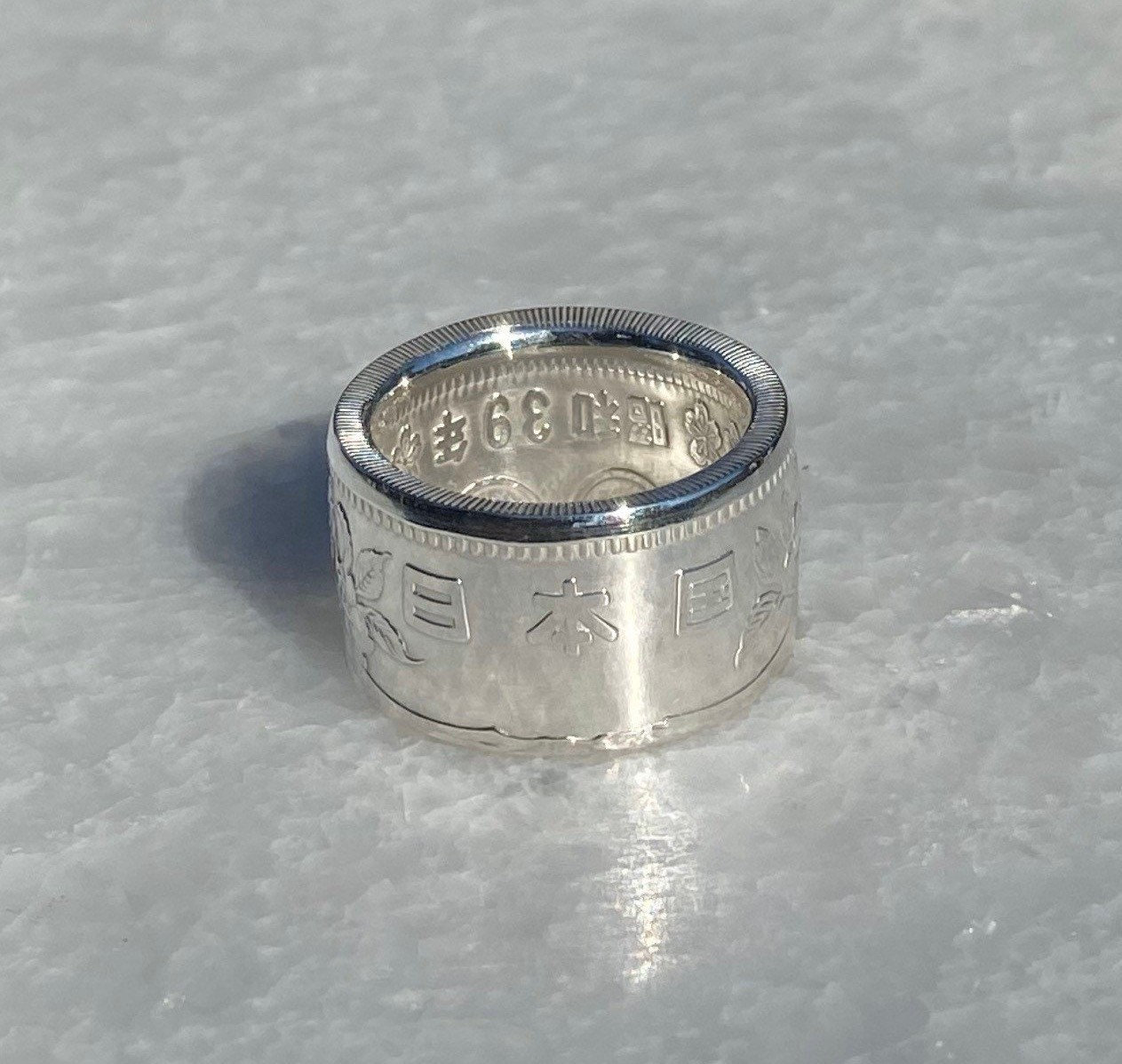 1964 Tokyo Olympics 1000 Yen Silver Coin Ring - Etsy