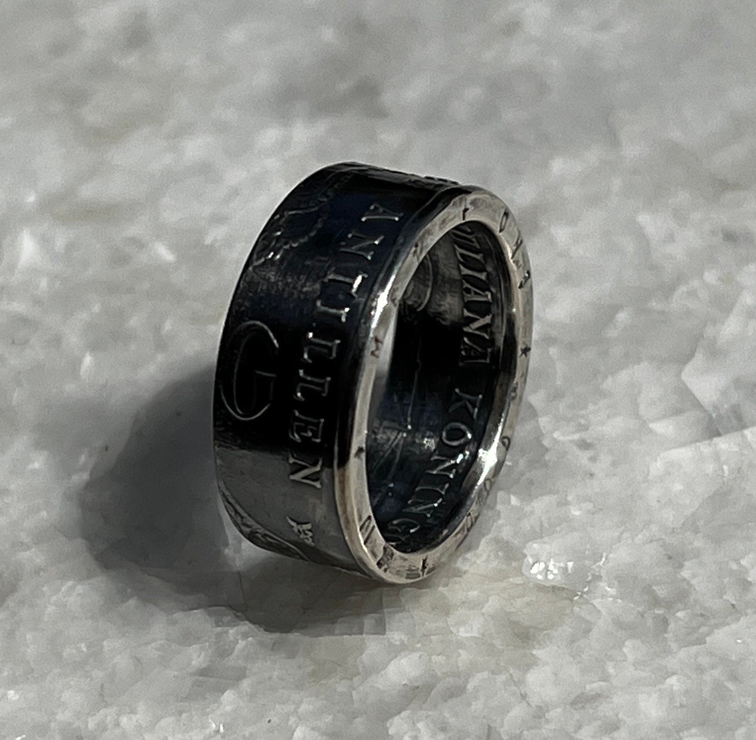 Dutch Antilles Silver Gulden Coin Ring - Etsy