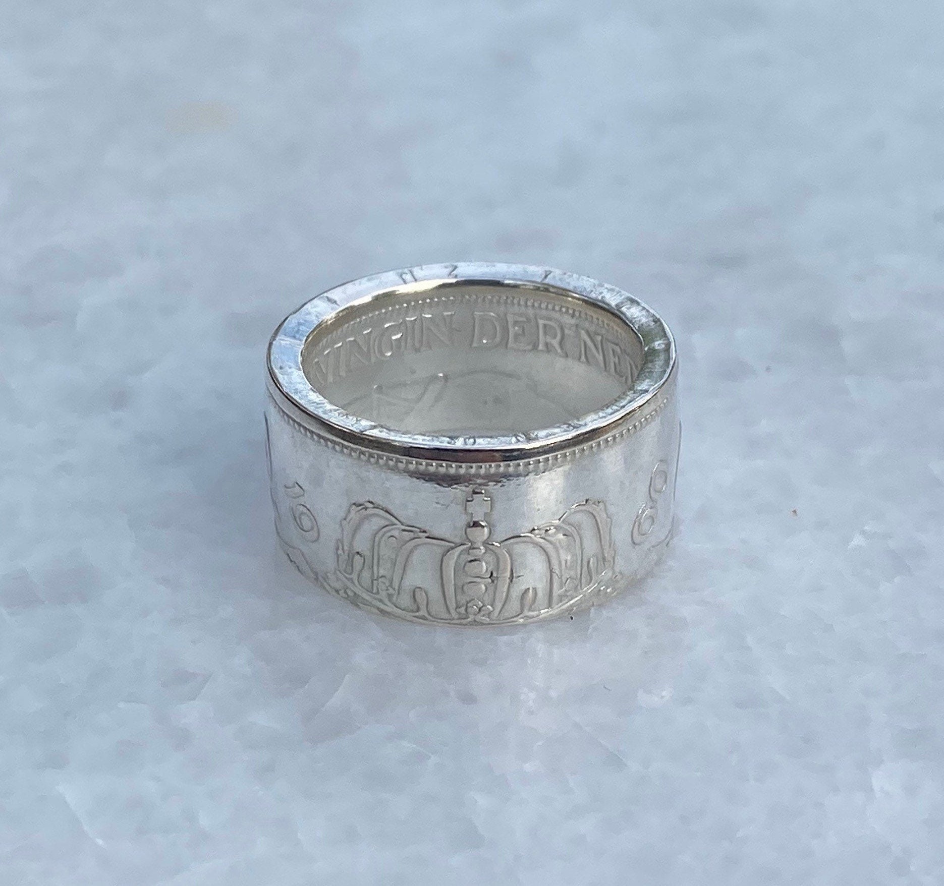 Dutch 2 1/2 Gulden Silver Coin Ring - Etsy