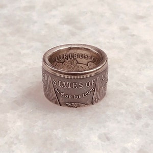 Morgan Silver Dollar Coin Ring
