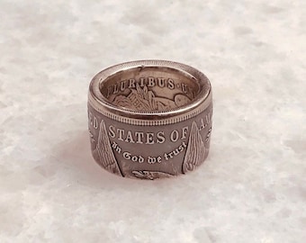 Morgan Silver Dollar Coin Ring