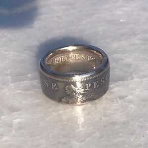 Philippines Peso Antique Silver Ring