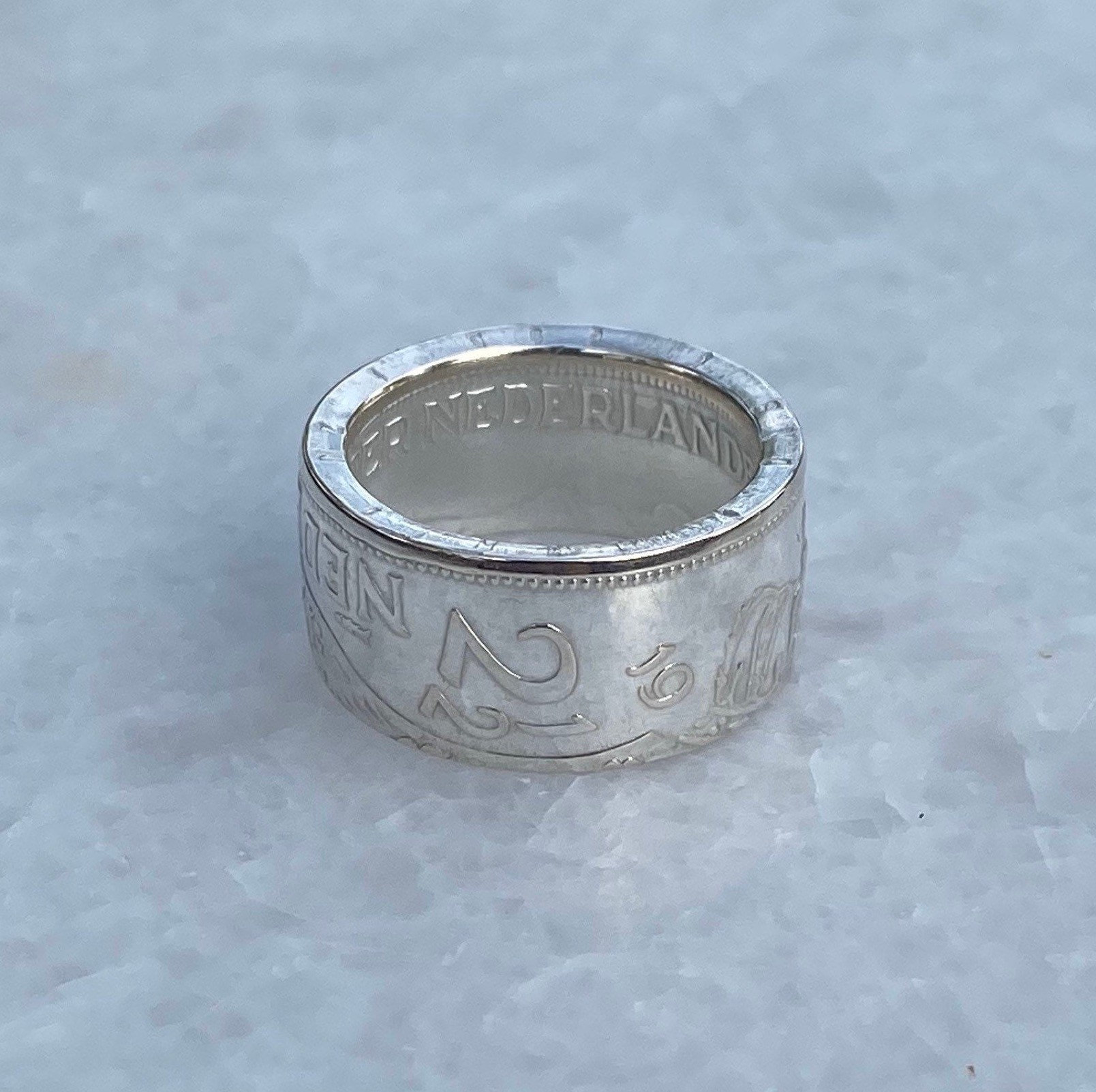 Dutch 2 1/2 Gulden Silver Coin Ring - Etsy