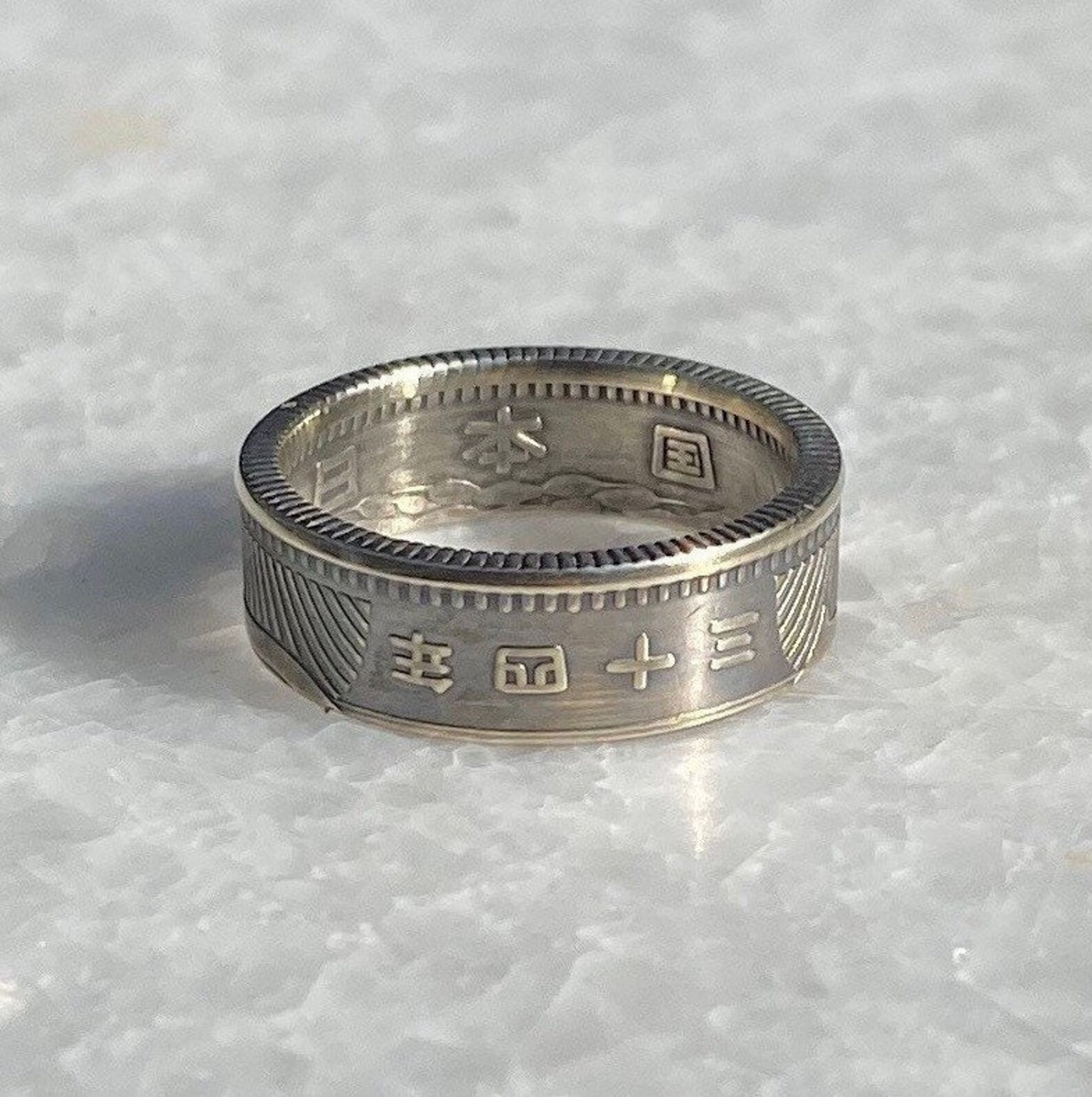 Japanese 100 Yen Silver Coin Ring - Etsy