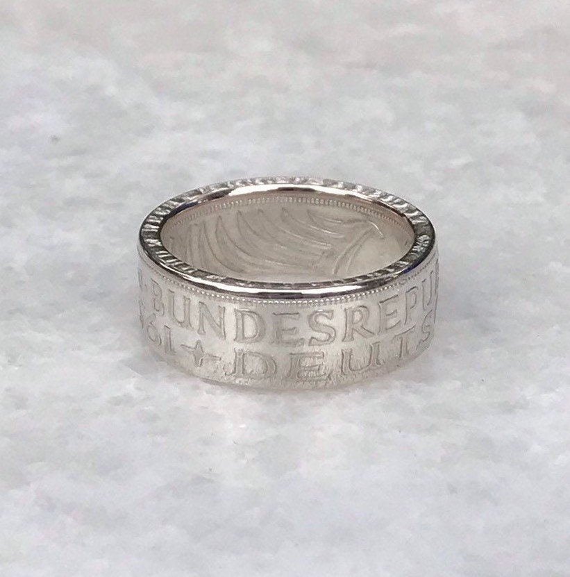 ドイツ5マルク銀貨リング - Etsy 日本