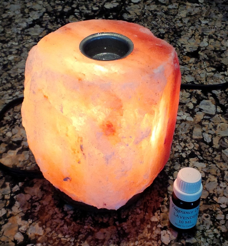 AROMA Himalayan Salt Lamp essential Oil Burner Oil Etsy