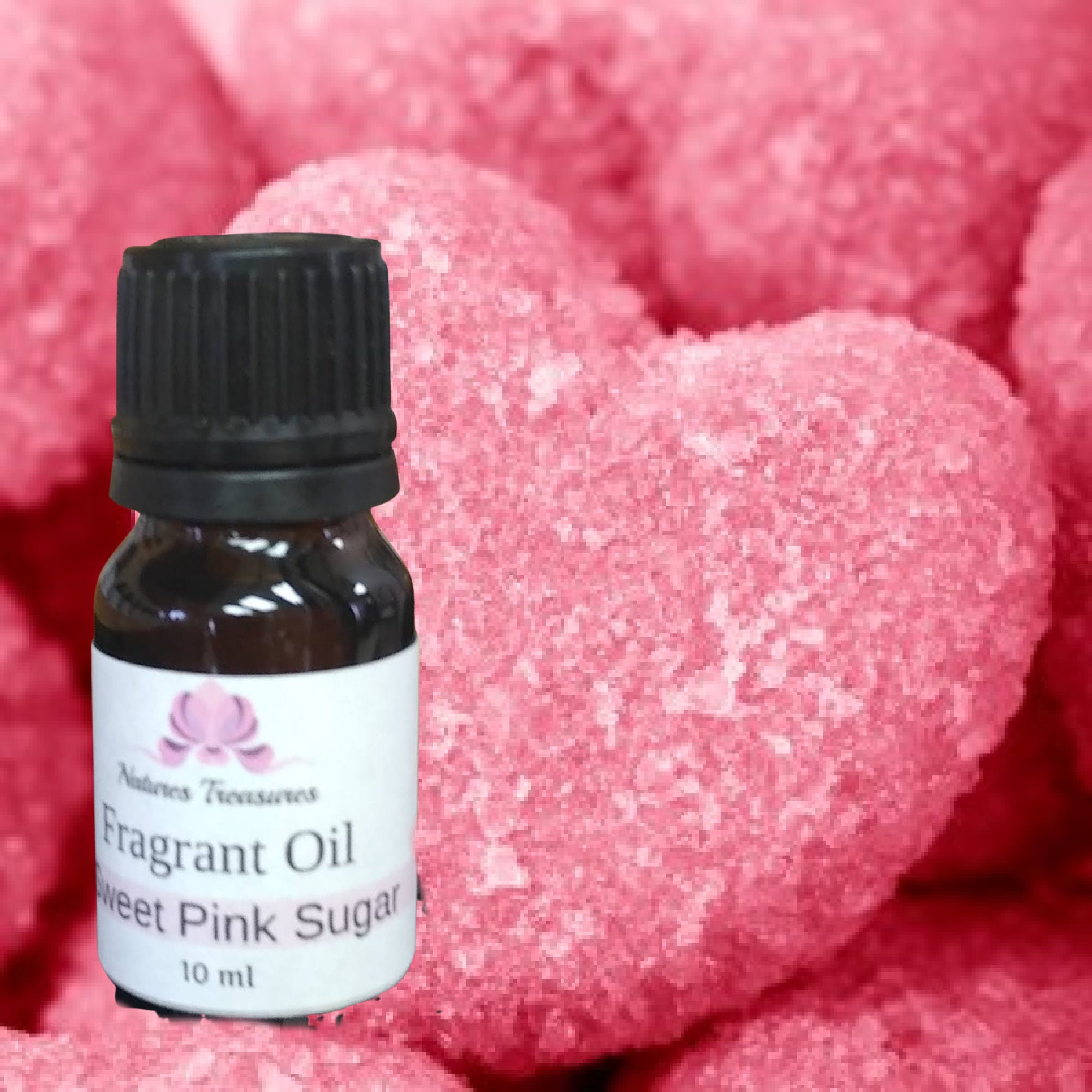 WagsMarket - Pink Sugar Perfume Oil, Choose from 0.33oz Roll On to 4oz  Glass Bottle (0.33oz)