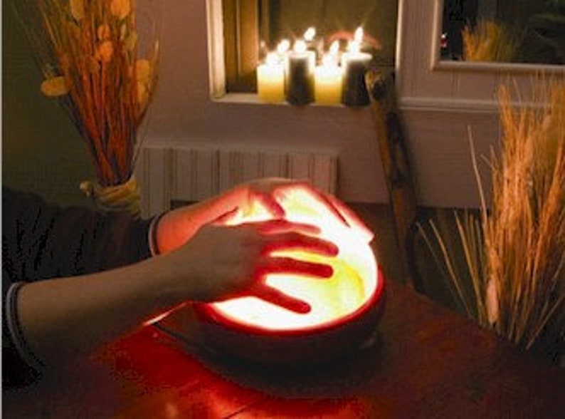 DETOX Natural Himalayan Salt Lamp Hand / Feet Dome Etsy