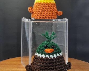 Flip The Bird| Crochet Middle Finger| Gag Gift| Amigurumi Bird