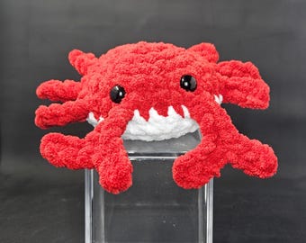 Chunky Yarn Crab| Crustacean Art| Crabby Crochet