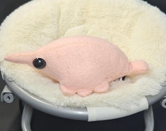 Shrimp| Crustacean| Sewn Plush| Plushie Crusty