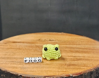 Micro Frog| Mini Toad| Ribbeting Crochet| Amigurumi Amphibian
