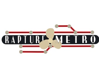 Shock Bio Rapture Metro File For Cricut Design Space