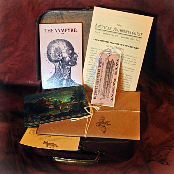 The Geneva Vampire Pack — legends and literature of the undead — supernatural history paper goods gift collection with Polidori book