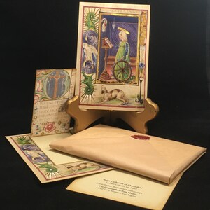 Medieval Manuscript Illuminations Greeting Cards Set of 3 image 4