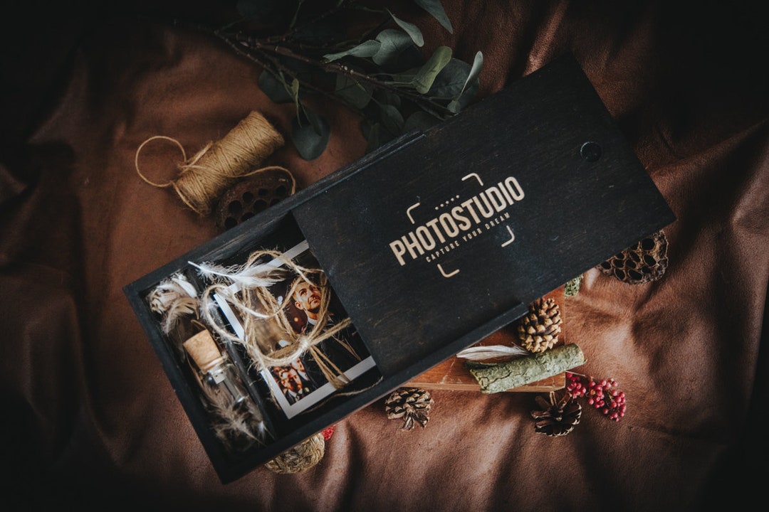 Urban Rustic Hand Crafted Wooden Photo Print Box Etsy UK