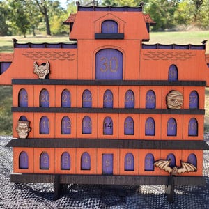 Halloween Countdown Calendar: Classic Horror Monsters, Seasonal Decor, Made in USA