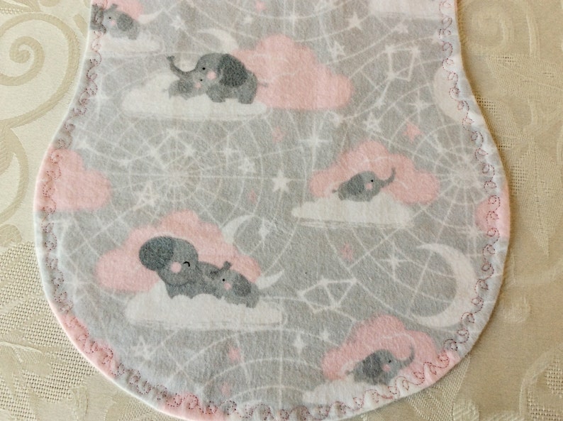 100 /% cotton flannel Flannel Burp Cloths