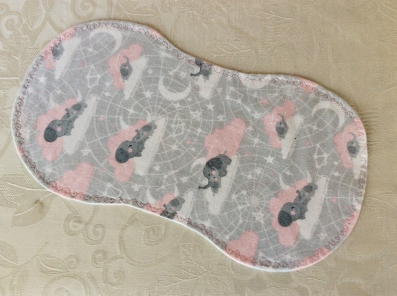 100 /% cotton flannel Flannel Burp Cloths
