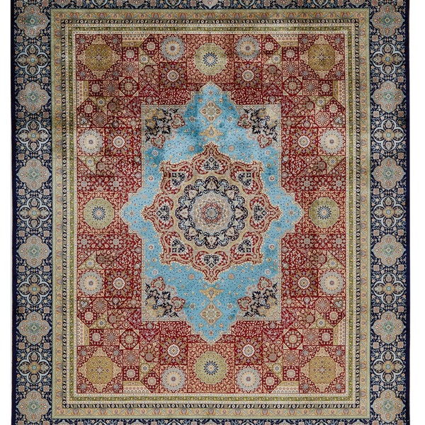 8x10 Navy Blue Rug Etsy