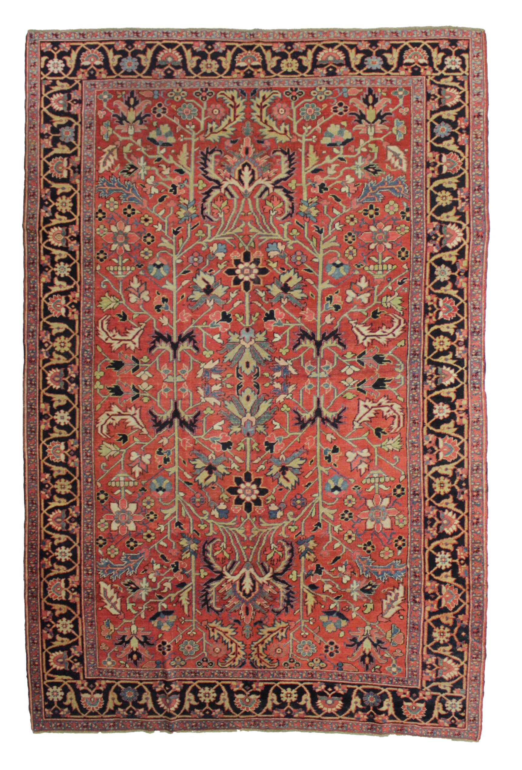 8x11 Anatolian Distressed Turc Fait à La Main Oushak Tapis