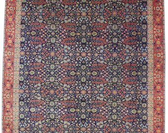 8x11 Vintage Anatolian Distressed Turkish Dowry Tribal Hereke Rug