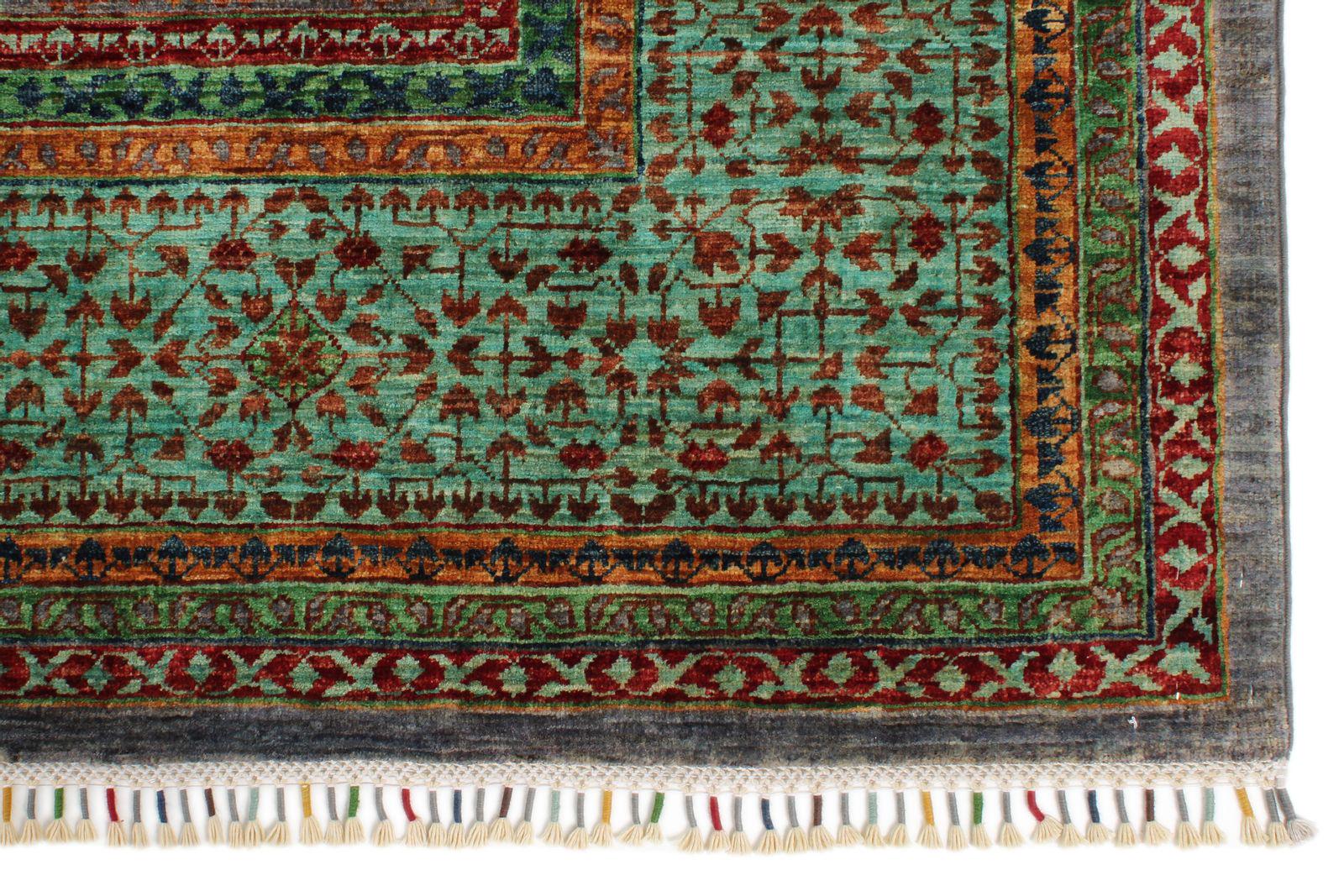 8x10 Purple and Green Turkish Tribal Rug - Etsy