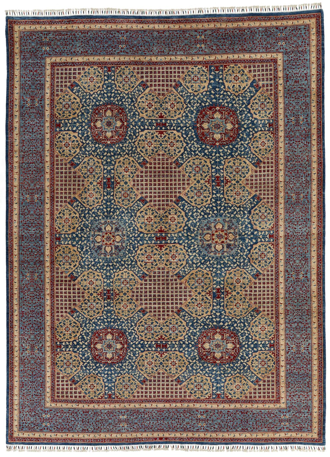 10x14 Navy and Blue Turkish Tribal Rug - Etsy