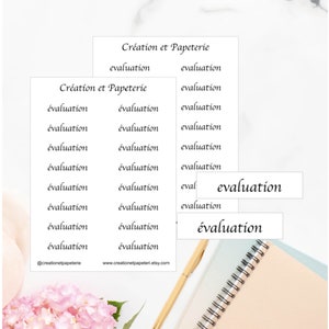 Scolaire Évaluation Autocollants,Oragnisation pour les professeurs et les étudiants,Papeterie Fonctionnelle