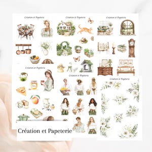 Kit D'autocollants Dans la prairie,Planification semaine,Planification quotidienne,Ensemble de papeterie,journalisation