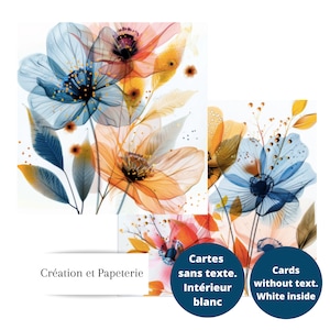Cartes de Voeux sans texte Couleurs D'automne,Carte de souhaits,Papeterie