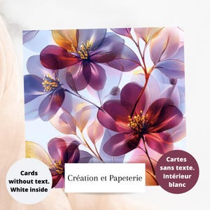Carte de souhaits sans texte,Carte de voeux sans texte,Anniversaire,Papeterie