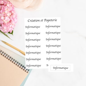 Informatique Autocollants Agenda Scolaire Organisation,Papeterie rentrée scolaire Enseignants