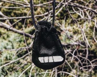 Small Leather Medicine Bag